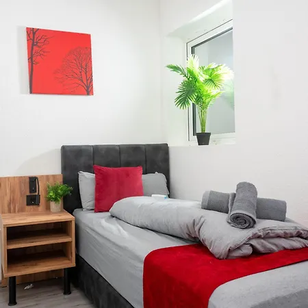 דירה Serviceroom24 - 3 In Wlan - Smart-tv - 24-7 Check-in Und Kueche רקלינגהאוזן